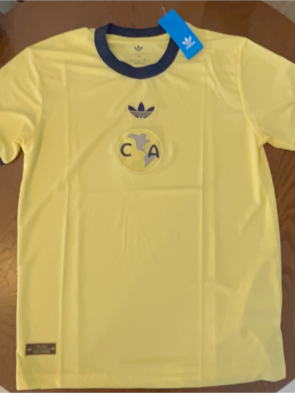 Adidas Yellow 100th anniversary Club America edition Soccer jersey